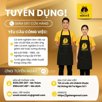 Poster tuyển dụng